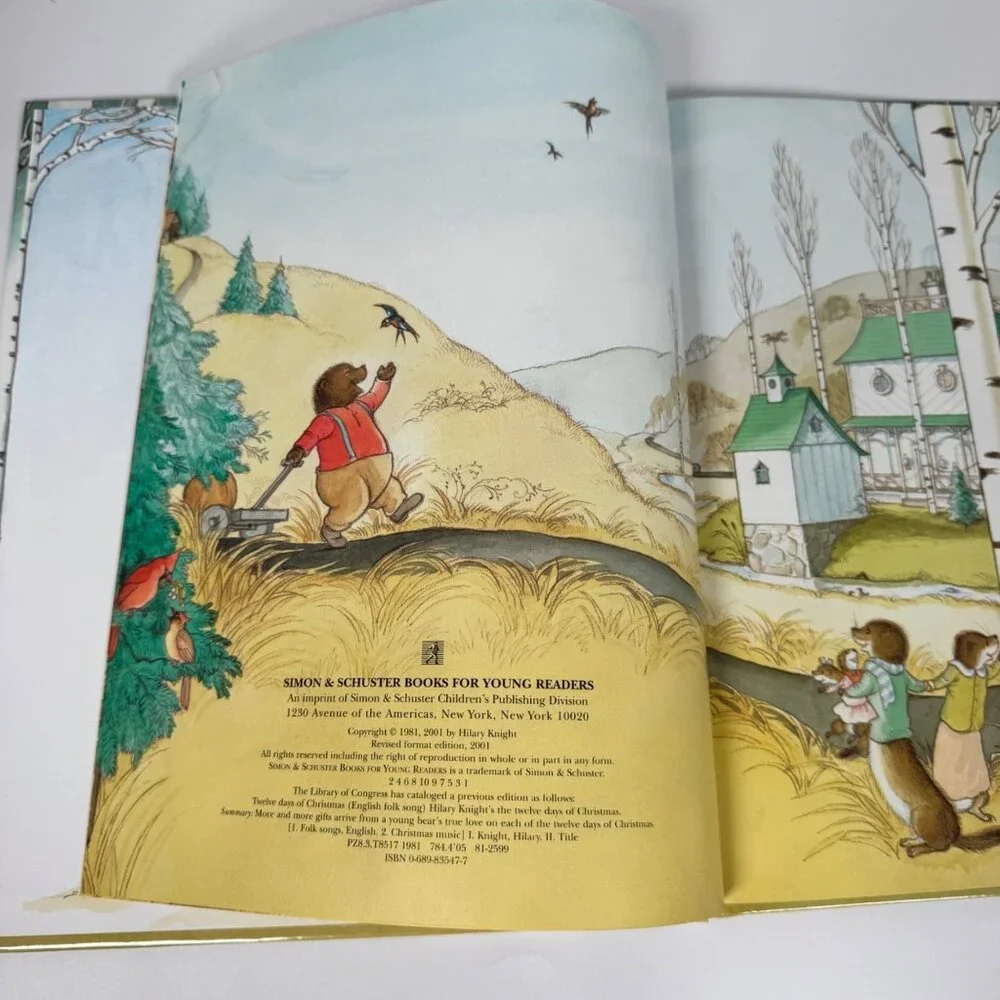 The Twelve Days of Christmas Hilary Knight 2001 Kohl’s Cares HC Illustrated Kids